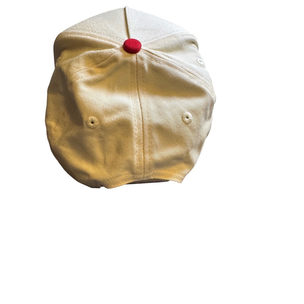 Dog Park Daywear Dog Days of Summer Trucker Hat Snapback Cream Red Embroidered - Picture 3 of 7